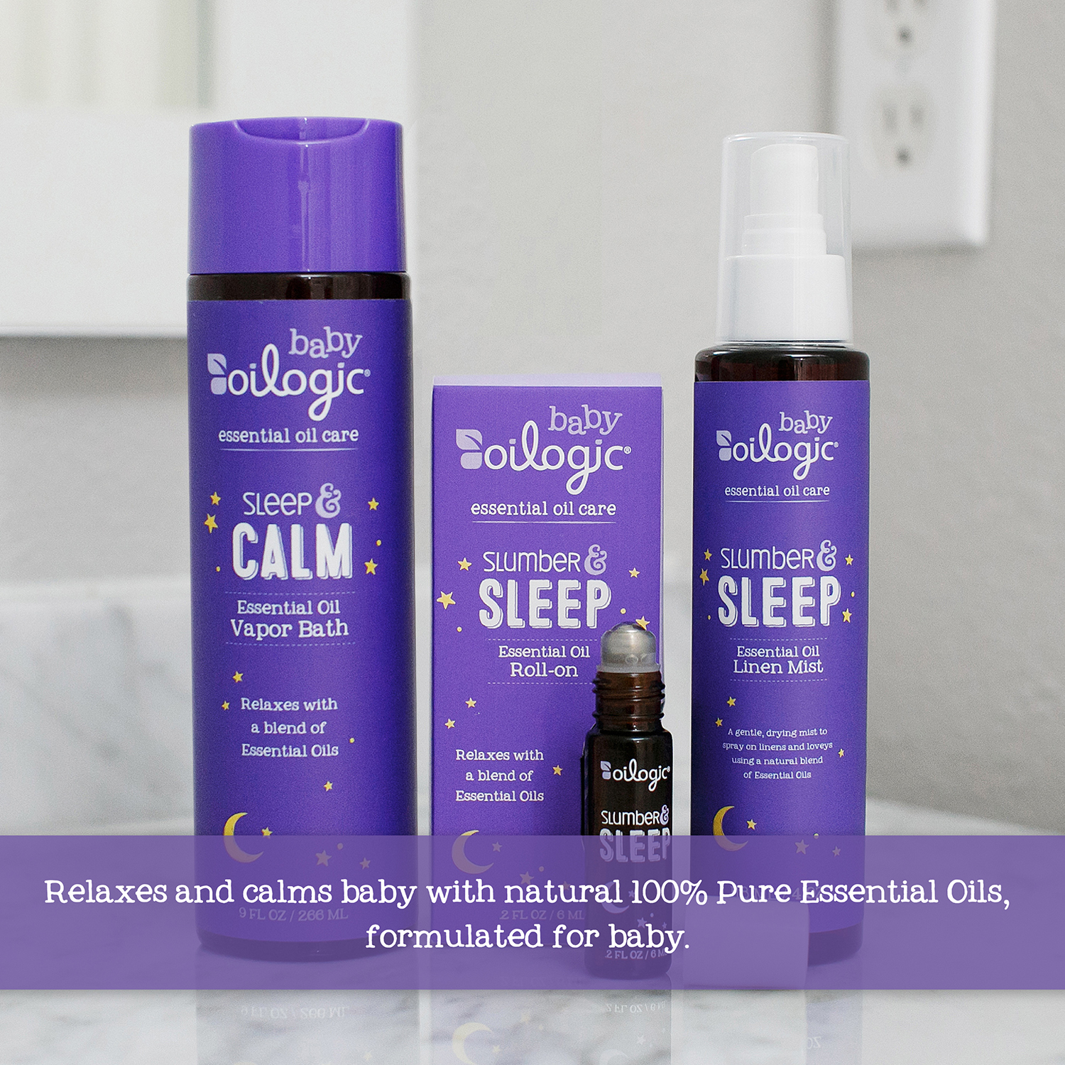 Oilogic Essential Oil Linen Mist, Slumber & Sleep - 4 fl oz